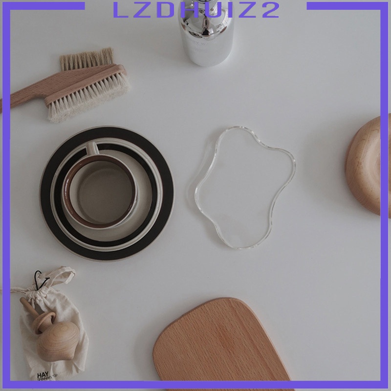 1 miếng lót ly bằng acrylic trong suốt chống trượt trang trí nhà hàng