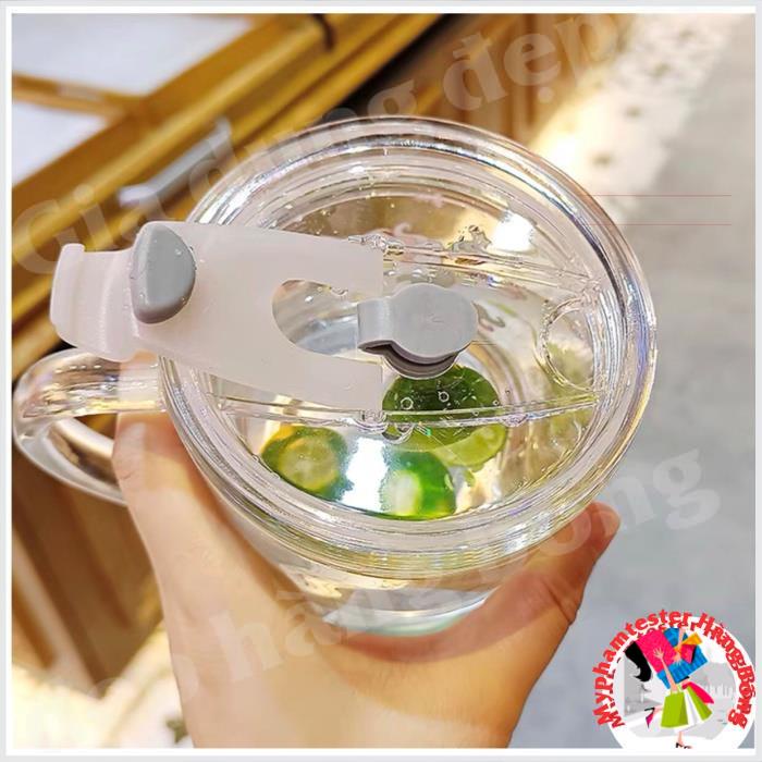 Cốc thuỷ tinh có vạch chia ml và ống hút
