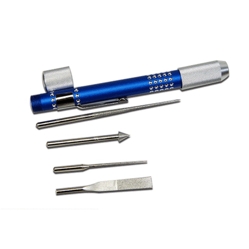 Bộ Dụng Cụ Mài Kim Cương 4 Trong 1 Kích Thước Nhỏ Gọn Dùng Làm Trang Sức / Kem Jad