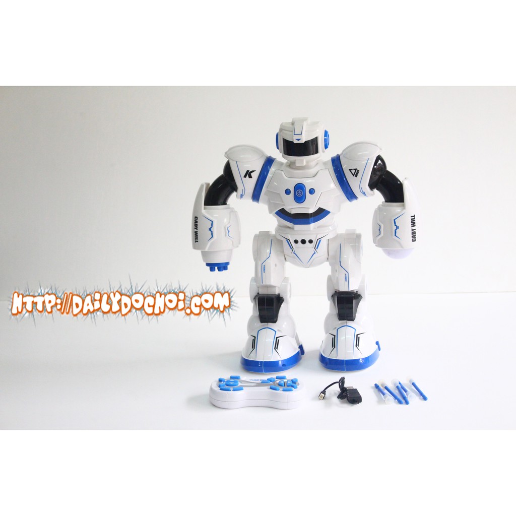 Đồ chơi robot điều khiển thông minh cảm ứng ca hát nhảy múa bắn tên chính hãng JJRC YIDAJIA