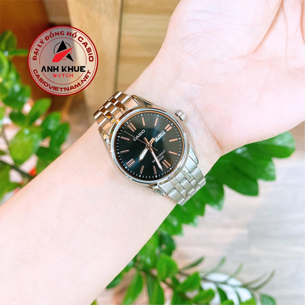 Đồng Hồ Casio Nữ LTP-1335D-1A2VDF Dây Kim Loại - Nền Mặt Đen Sang Trọng