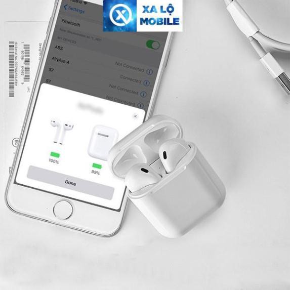 Tai Nghe Bluetooth i12 5.0 Cảm Ứng Cực Nhạy Tăng Chỉnh Âm Lượng 1 Đổi 1 Trong 30 Ngày