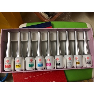 Sét sơn gel cọ nét rose 9 màu
