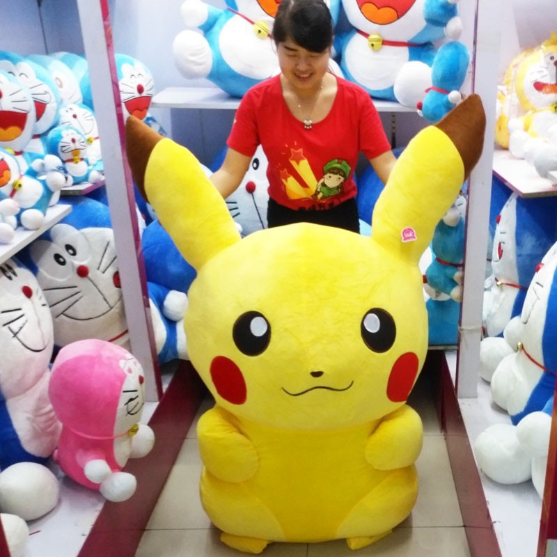 Gấu Bông Pikachu Cute Size To Cao 70cm và 90cm