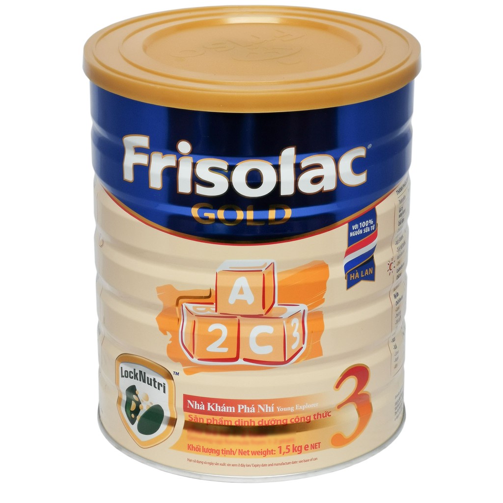 SỮA BỘT FRISOLAC GOLD 3 1.5KG