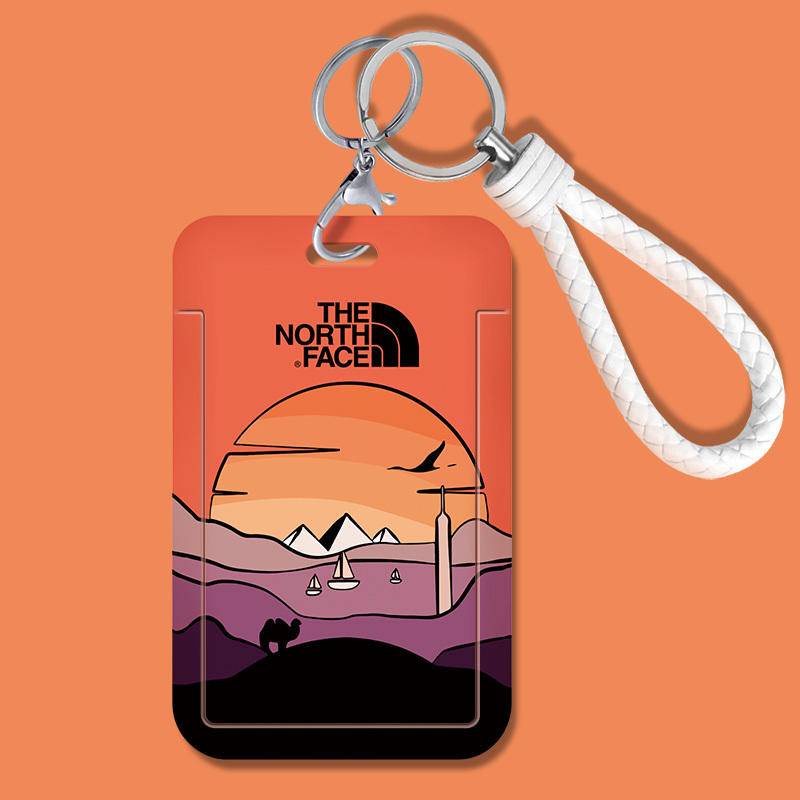 The North Face Card Holder Móc Khóa Đựng Thẻ ID/Thẻ ID Kiểu Đơn Giản Tiện Dụng