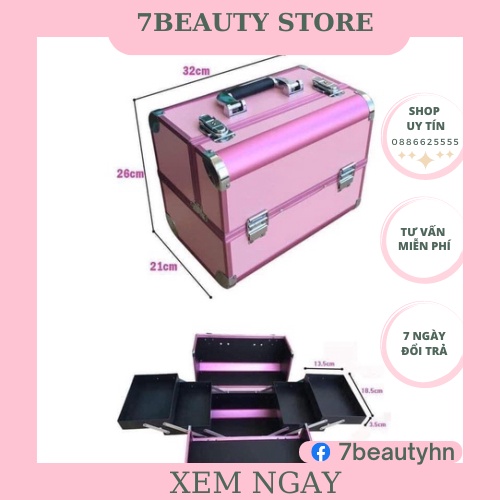 Cốp Khung Siêu Cứng ❤️Siêu Tiện Lợi❤️Đựng Đồ Phun Xăm, Nail, Mi, Makeup...