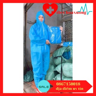 Quần Aó Phòng Dịch Liền Quần 4 Món