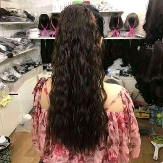 Tóc giả cột xù mì