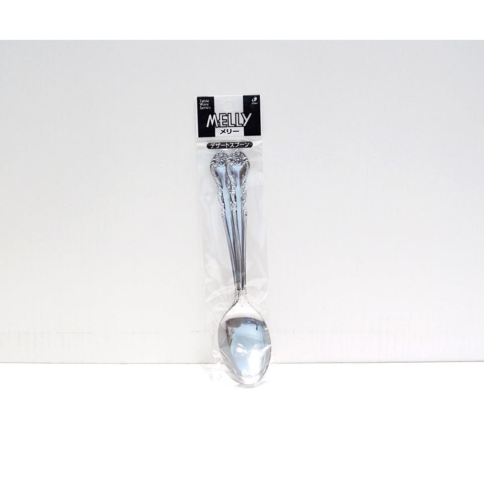 Set 2 thìa inox melly nhỏ EKO ⚡𝗙𝗥𝗘𝗘 𝗦𝗛𝗜𝗣 ⚡ Không đổi màu hay sinh ra các chất có hại trong quá trình sử dụng