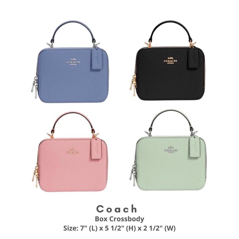 ❗️TÚI COACH DA DÁNG HỘP TRƠN C2872