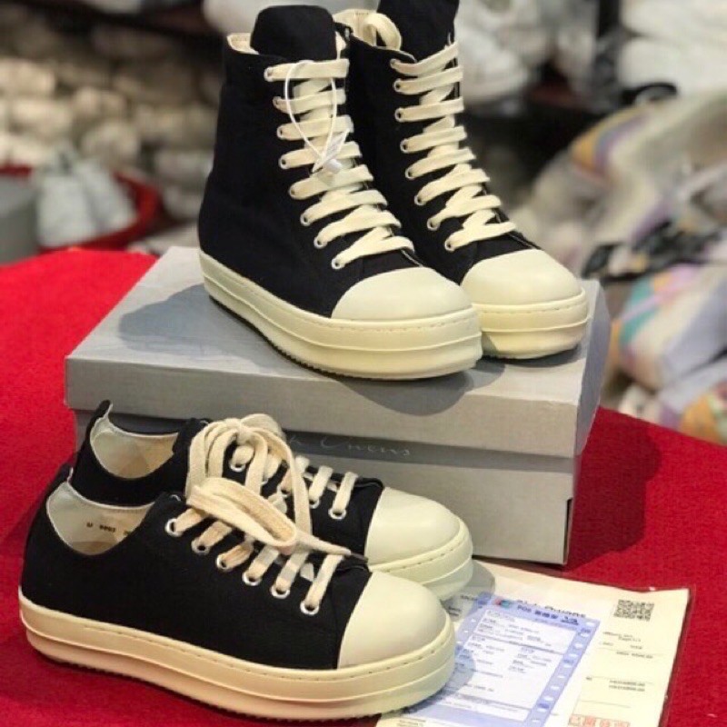 (⚡️Tặng ful bok + tất + quà ⚡️zep môt một⚡️) Giày sneakrs nam nữ Rick cổ cao thấp tăng chiều cao đế thơm êm chân  G7698 | BigBuy360 - bigbuy360.vn