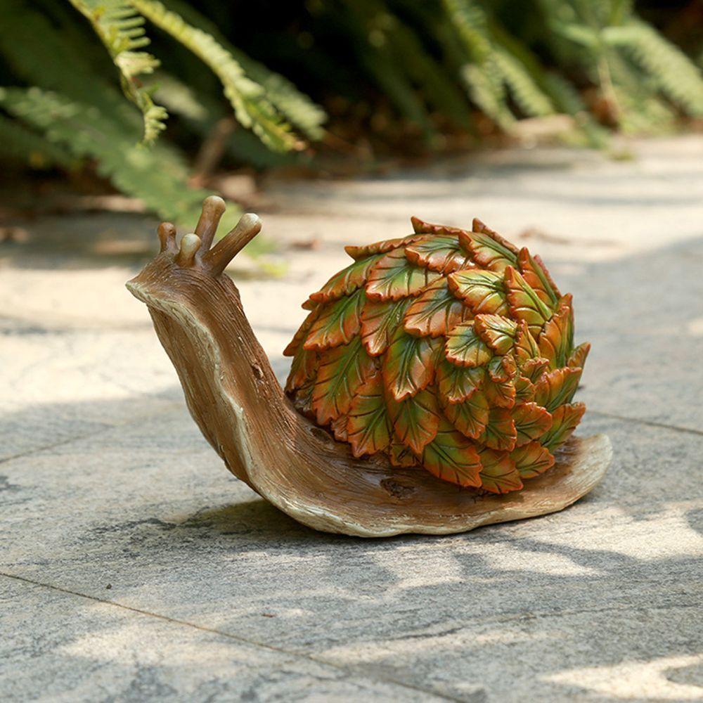 Xiantin Tượng Điêu Khắc Hình Ốc Sên Bằng Nhựa Resin Sáng Tạo