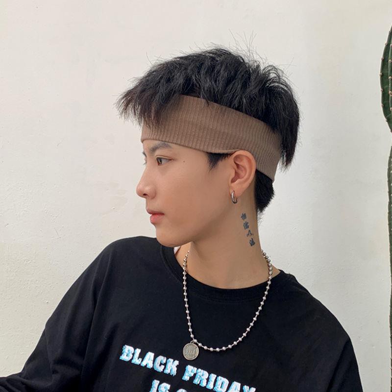 Băng Đô Thể Thao Dệt Kim Màu Đen Thời Trang Cho Nam Nữ