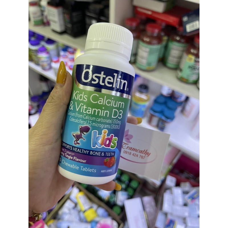 vitamin d ostelin kid calcium d3 canxi cho bé ostelin vitamin d3