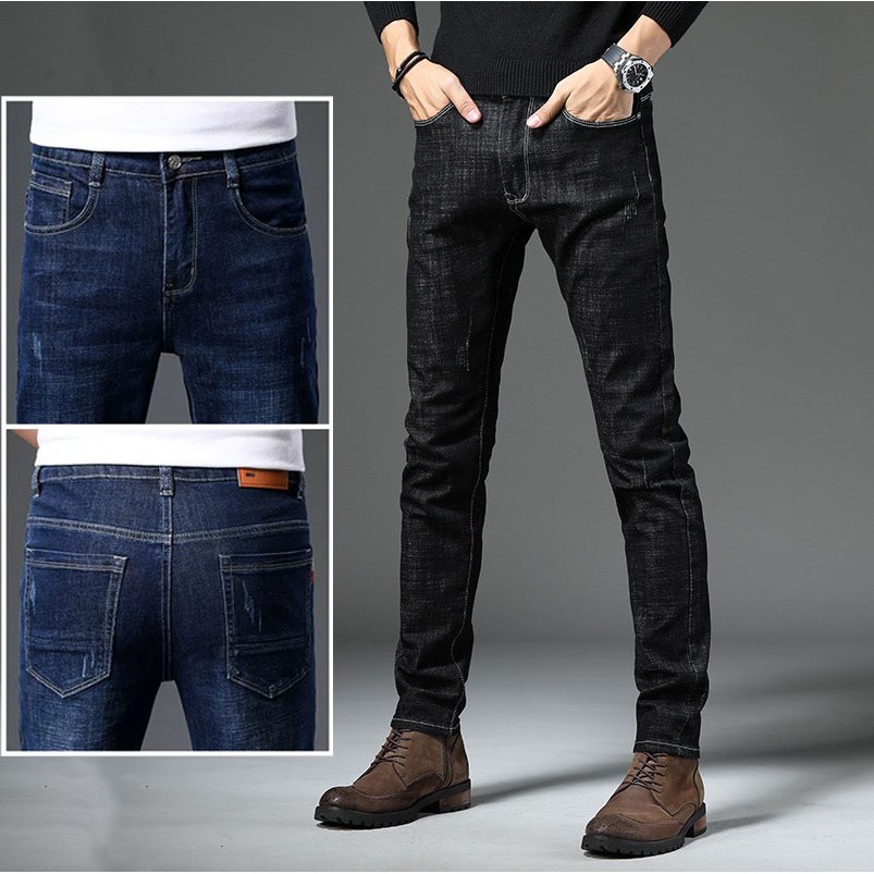 Quần Jean Nam 💛FREESHIP️️💛 Quần Bò Nam Dáng Côn Co Giãn Chuẩn Form | BigBuy360 - bigbuy360.vn