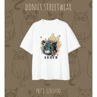 Áo thun unisex three eyes cat