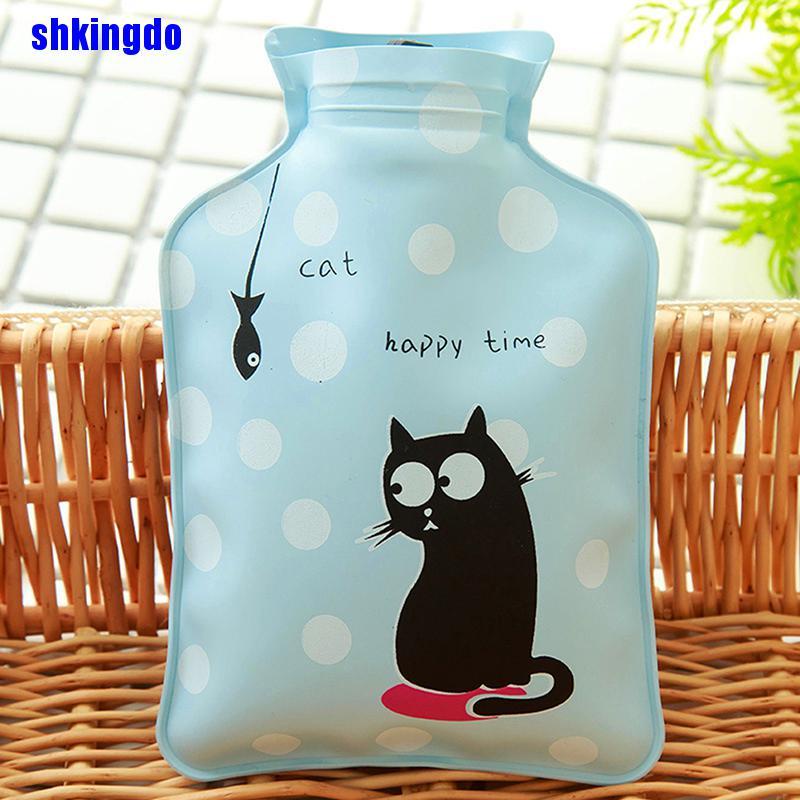 Túi chườm nước nóng mini họa tiết hoạt hình dễ thương tiện dụng