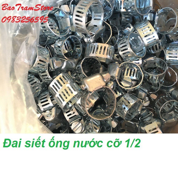 Set 10 cái đai siết cổ dê bằng ốc cỡ 1.2