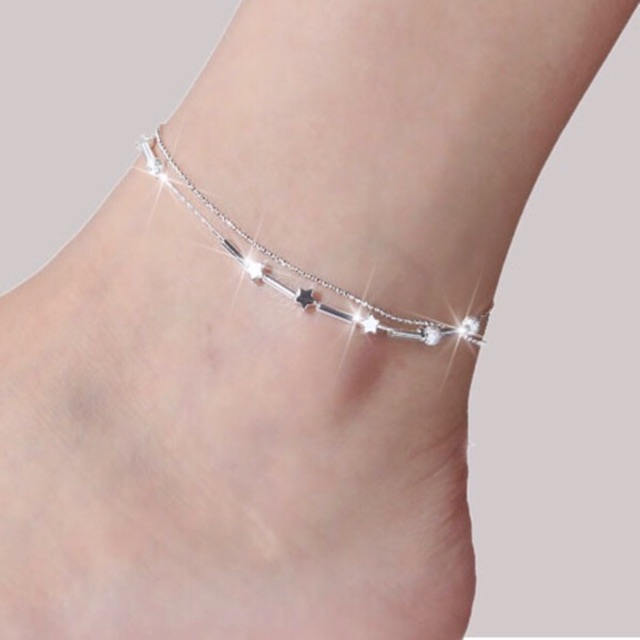 Lắc chân mã bạc s925