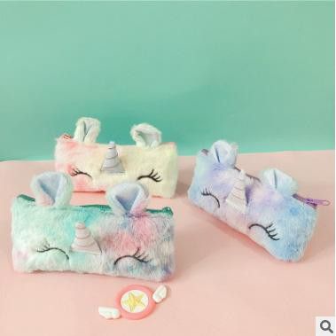 Hộp bút ngựa thần màu loang Hb240 hộp bút lông cute hộp bút dễ thương