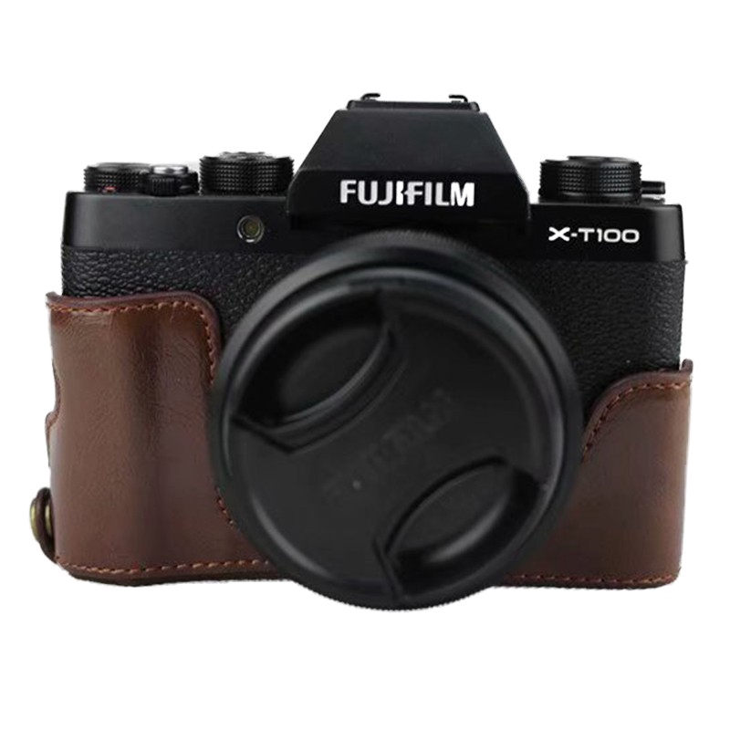 Vỏ da bọc bảo vệ cho camera Fujifilm X-T100 XT100