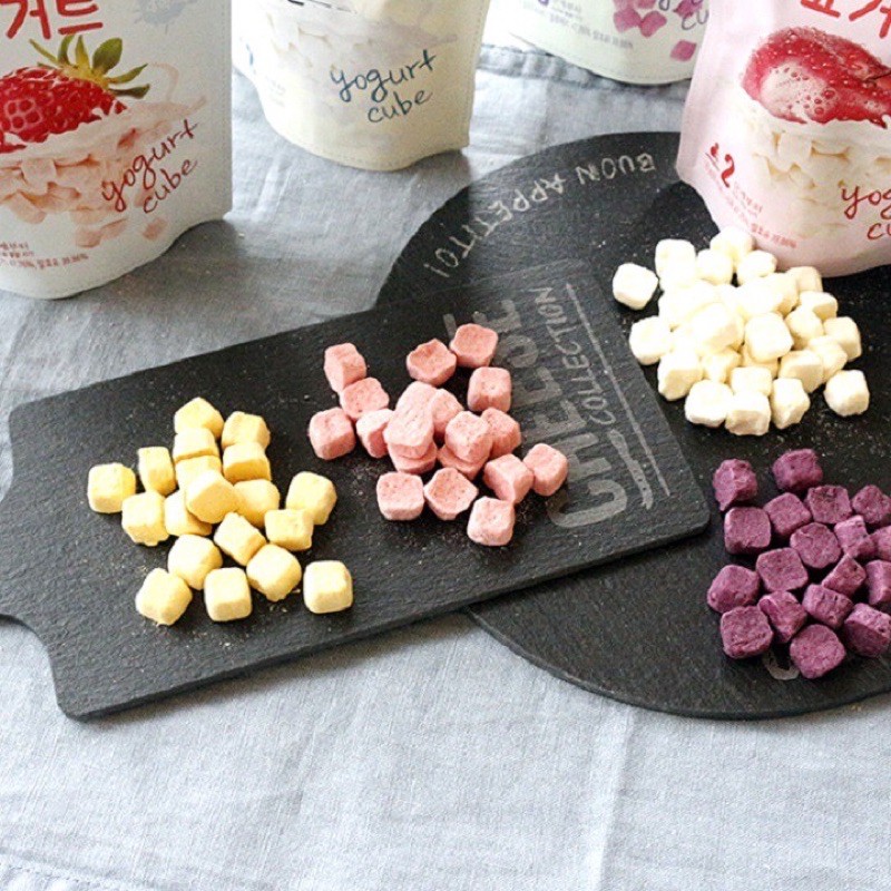 Sữa chua khô cho bé hoa quả phô mai Bebedang / Samto sấy lạnh Hàn Quốc ăn dặm 6m+