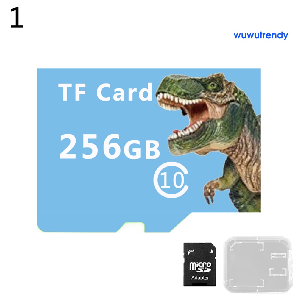 Thẻ Nhớ Micro SD TF 128 / 256 / 512GB Hình Khủng Long Cho Máy Ảnh MP4 | BigBuy360 - bigbuy360.vn