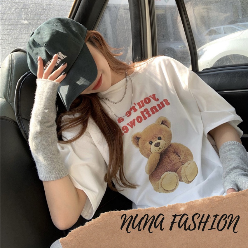 Áo thun nam nữ áo phông nam nữ đẹp unisex form rộng tay ngắn in hình cổ tròn NUNA FASHION AT11