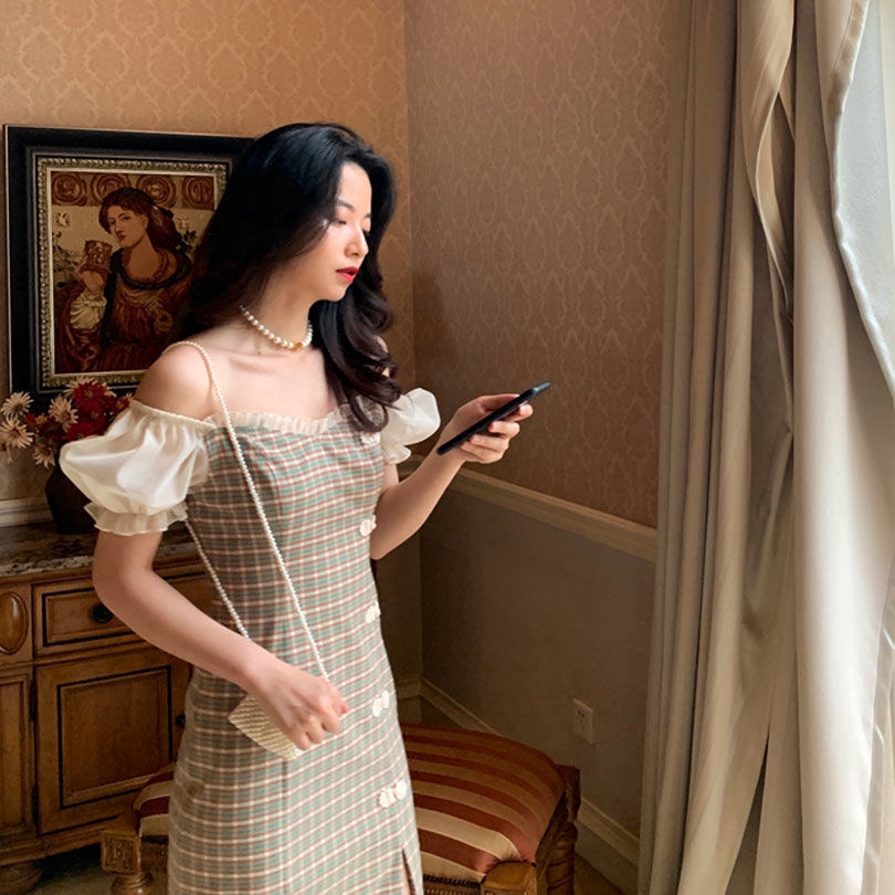 Đầm Sườn Xám Cách Tân Dáng Suông Xẻ Tà Phong Cách Retro Trung Hoa | BigBuy360 - bigbuy360.vn