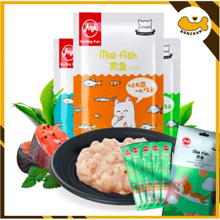 Gói Súp thưởng cho mèo dạng thanh LIKEFISH cao cấp 15g x5 tuýp