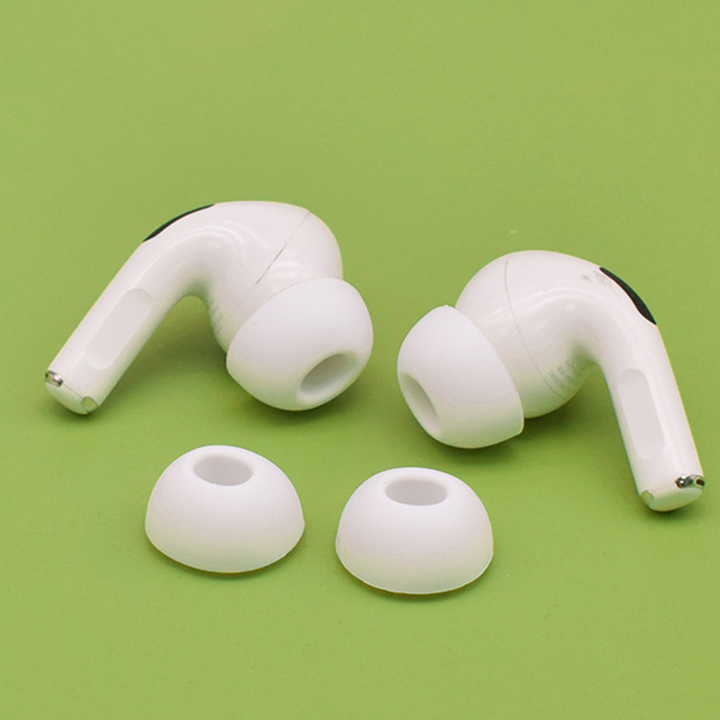 Cặp nút tai nghe bằng silicone mềm chống bụi/ chống trượt thoải mái thích hợp cho Airpods Pro