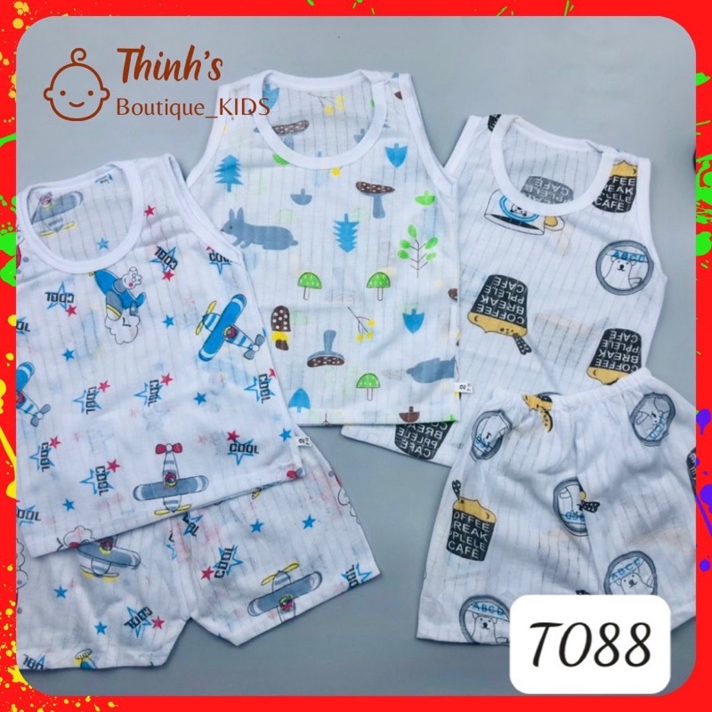 Bộ thun giấy cho bé-Cotton giấy size đại