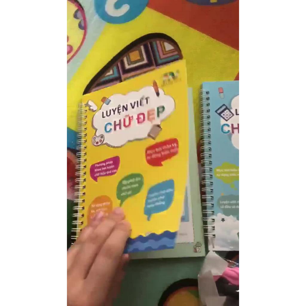 Sách - Bộ 3 Quyển Luyện Viết Thần Kỳ Tự Xóa Chữ Đẹp - Số Đẹp - Nét Cơ Bản Phiên Bản Chuẩn Tiếng Việt Và Ngòi | BigBuy360 - bigbuy360.vn