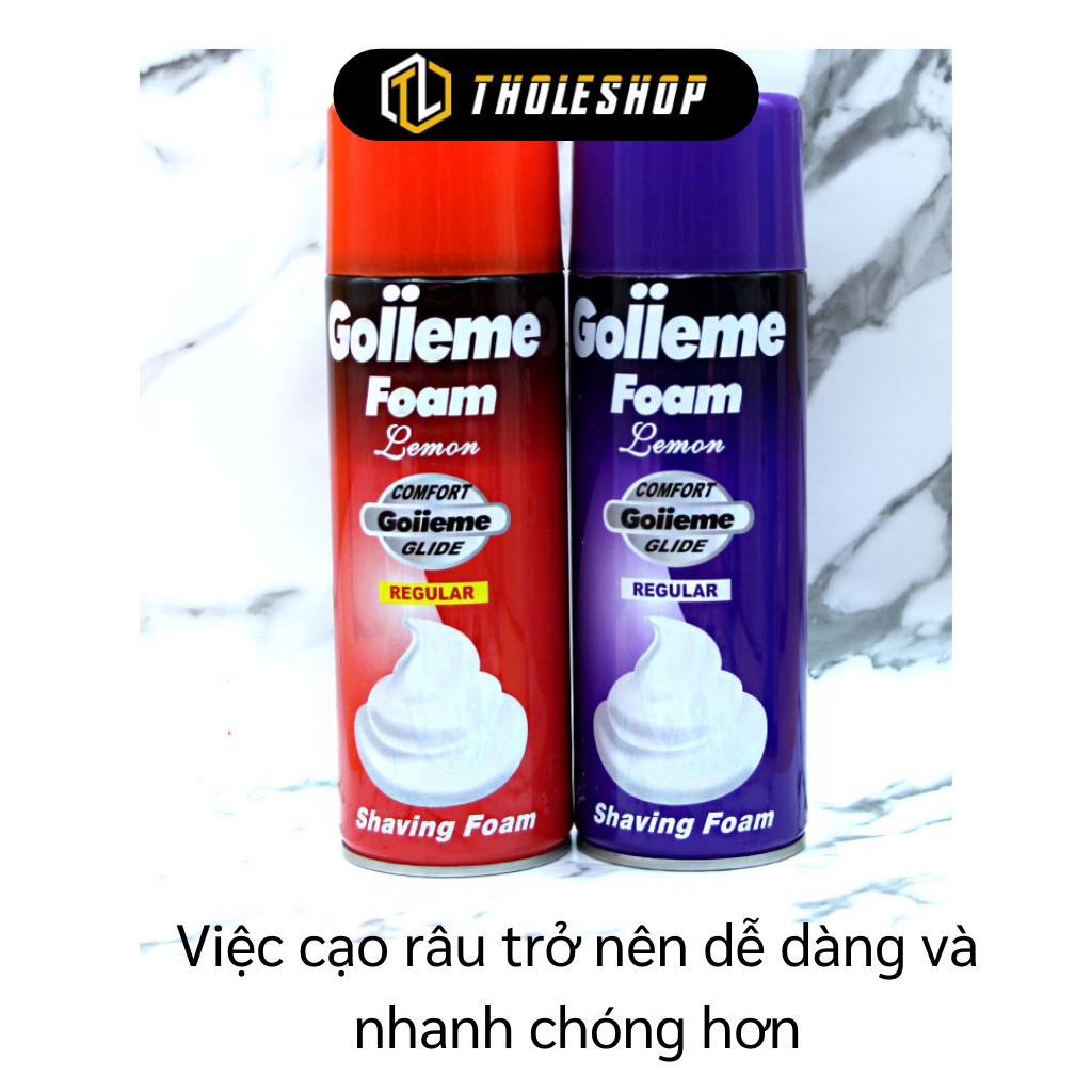 Kem Cạo Râu - Bọt Cạo Râu Goiieme Foam 200ml Làm Mềm Râu Tránh Tổn Thương Da Mặt 8894