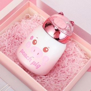 Bình giữ nhiệt heo hồng dễ thương 300ml và 330ml giữ nhiệt lâu đến 8 giờ phong cách Hàn Quốc cốc inox giữ nhiệt