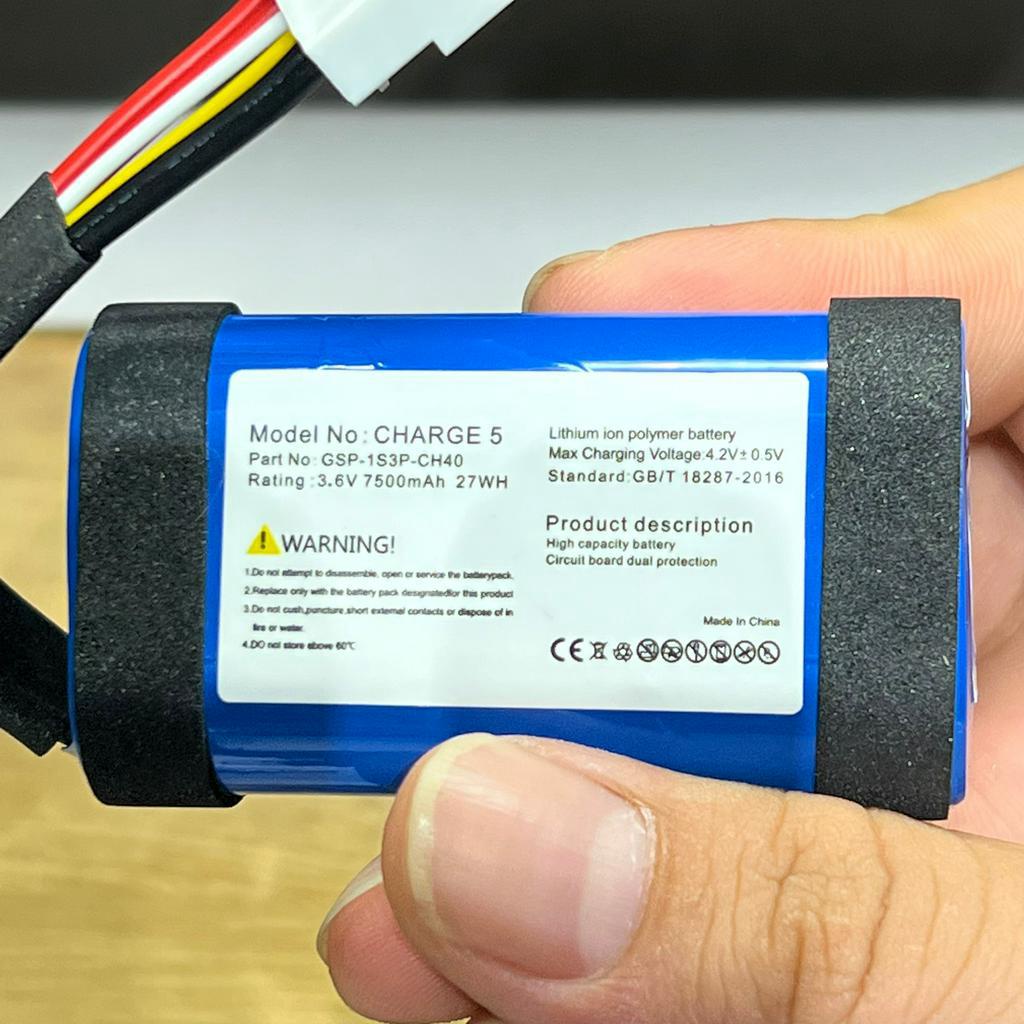 Thay Pin Loa JBL Charge 5. Pin thay thế loa bluetooth JBL charge 5- Dung lượng chuẩn hãng