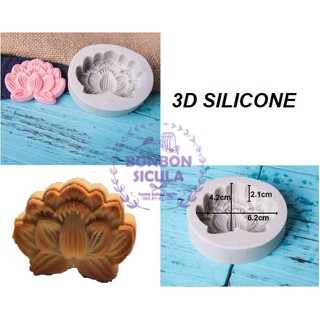 KHUÔN SILICONE 3D HOA SEN