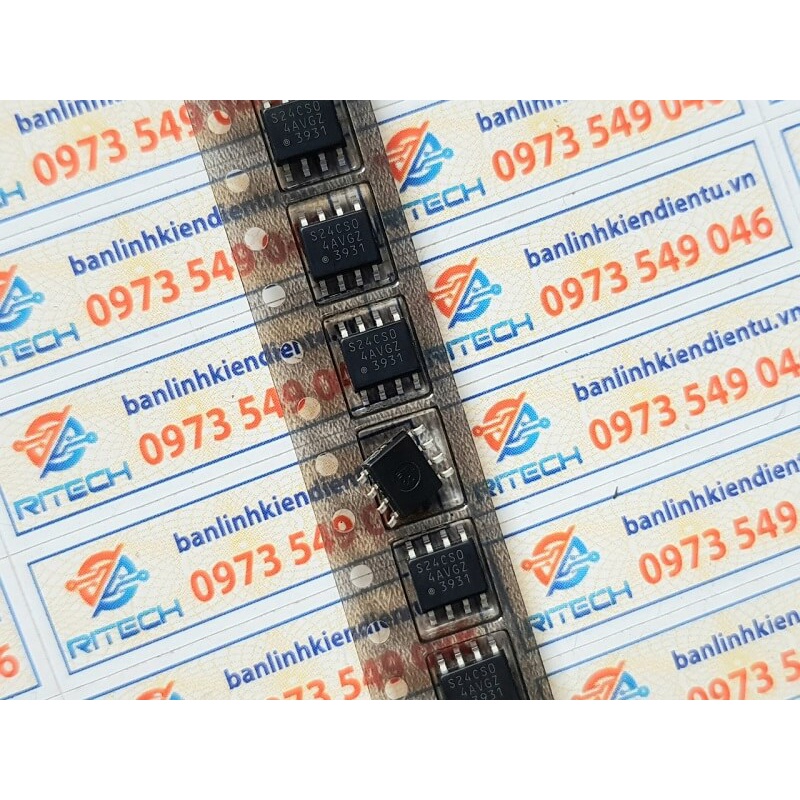 [COMBO 4 CHIẾC] S24CS04AVGZ, S-24CS04, S-24CS04AVGZ IC truyền thông SOP-8