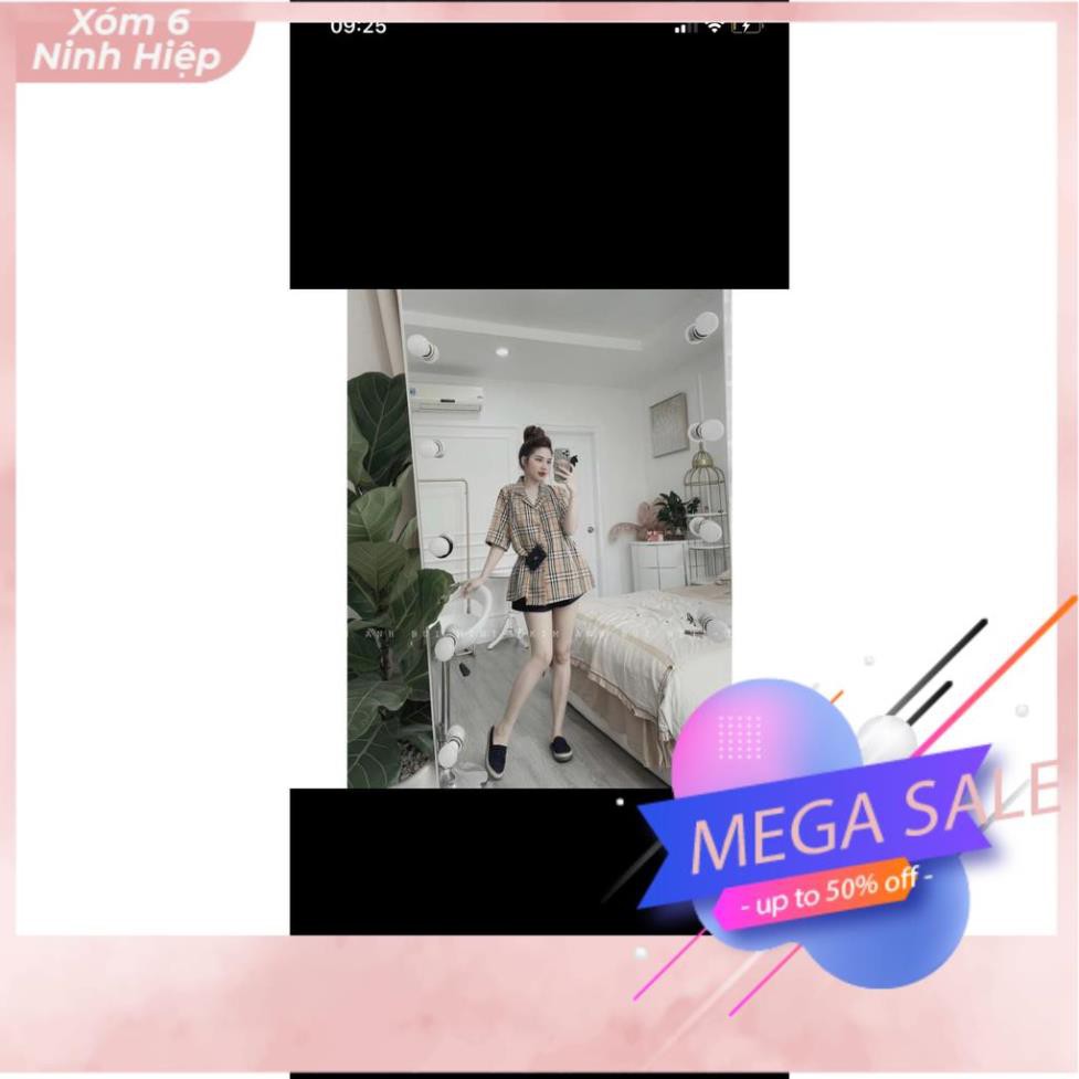 Áo Sơ Mi BBR Cộc Tay Dáng Chữ A - Áo Somi Kẻ Cộc Tay Dáng Dài | BigBuy360 - bigbuy360.vn