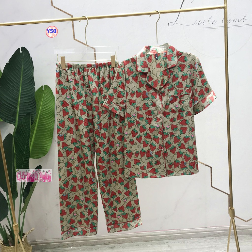 Pijama Lụa cao cấp Y50 | BigBuy360 - bigbuy360.vn