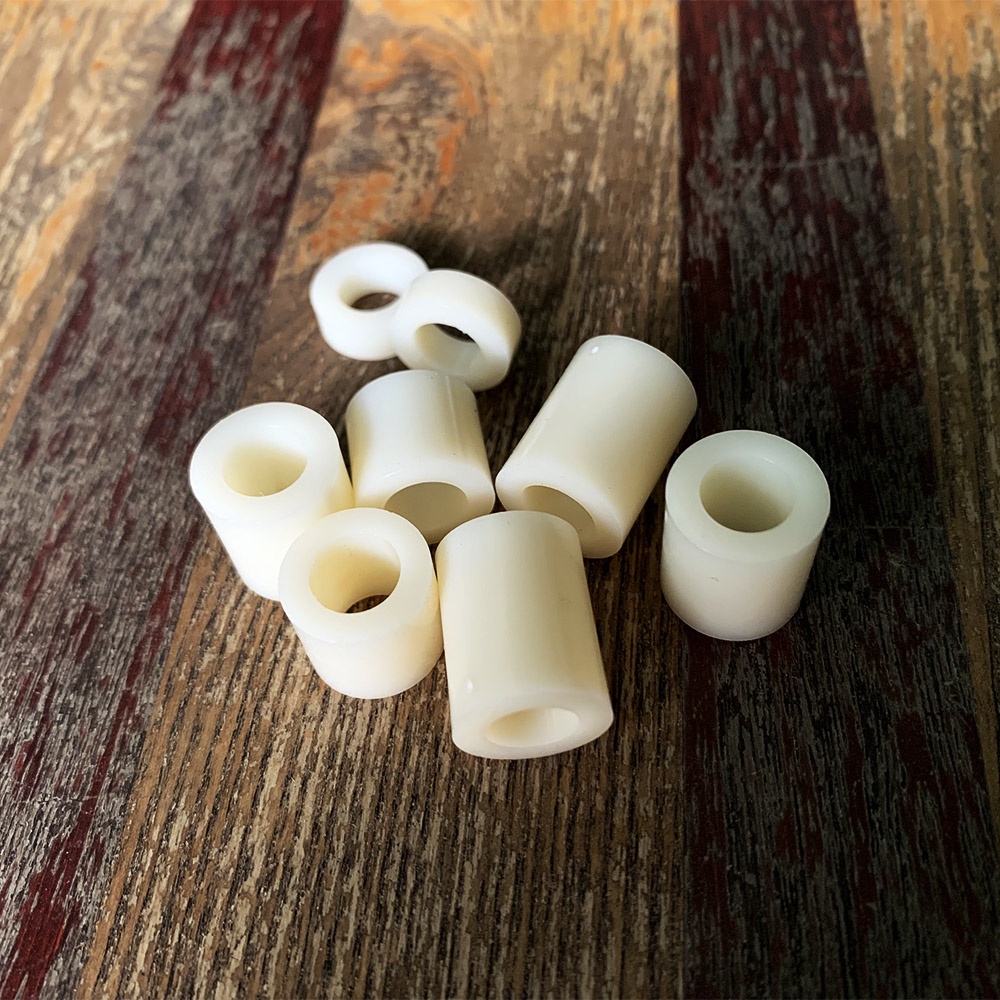 100 cái vòng đệm bằng nhựa ABS M4 cao 1mm 2mm 3mm 4mm 5mm 10mm