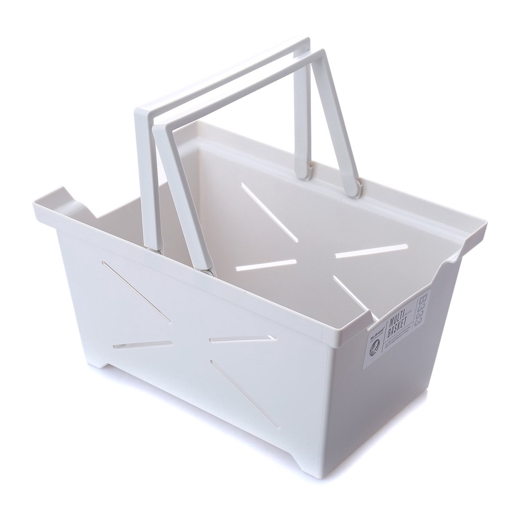 Giỏ Nhựa Có Quai Cầm Đa Năng No Brand 32 x 22 x 17.5 - Emart VN