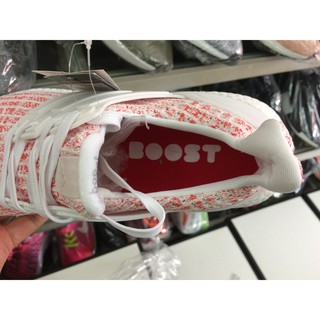 2020giày ultra boost mầu trắng hồng
