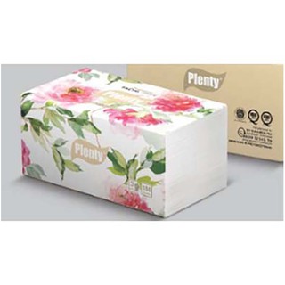 Khăn Giấy Rút Cao Cấp PLENTY 3 lớp, 180 tờ/gói