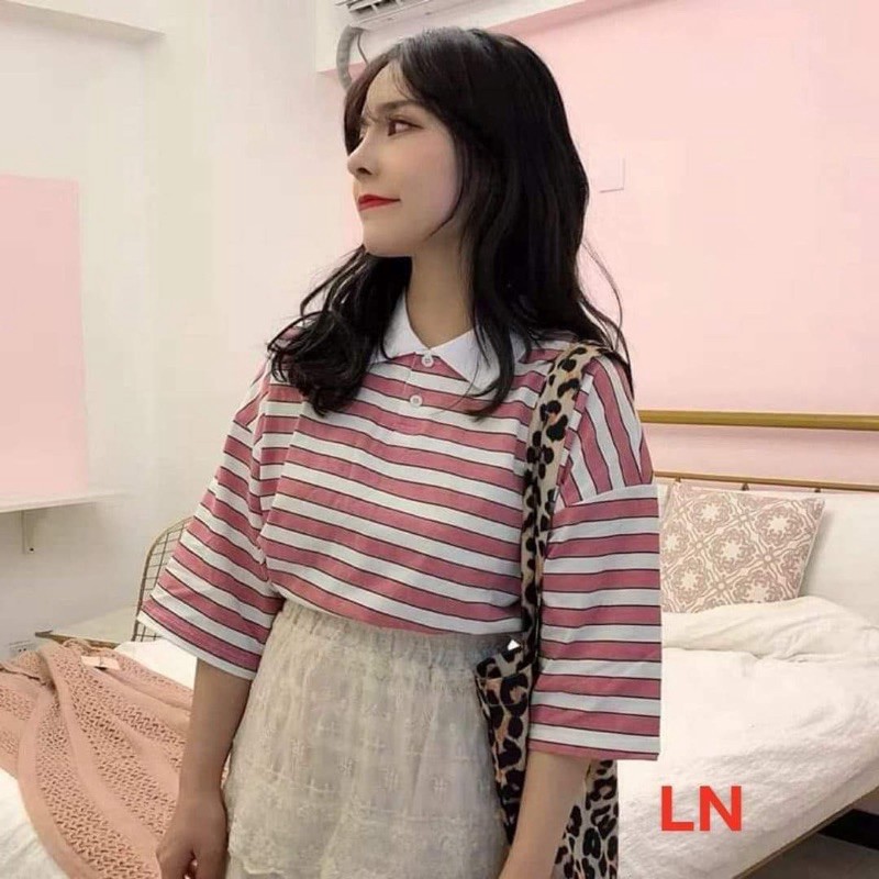 Áo polo kẻ LN12