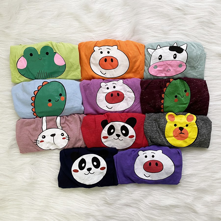 Quần Chip Đùi Cotton Borip In Hình Thú Cho Bé Trai Và Bé Gái MINI KIDS Size 6-16kg