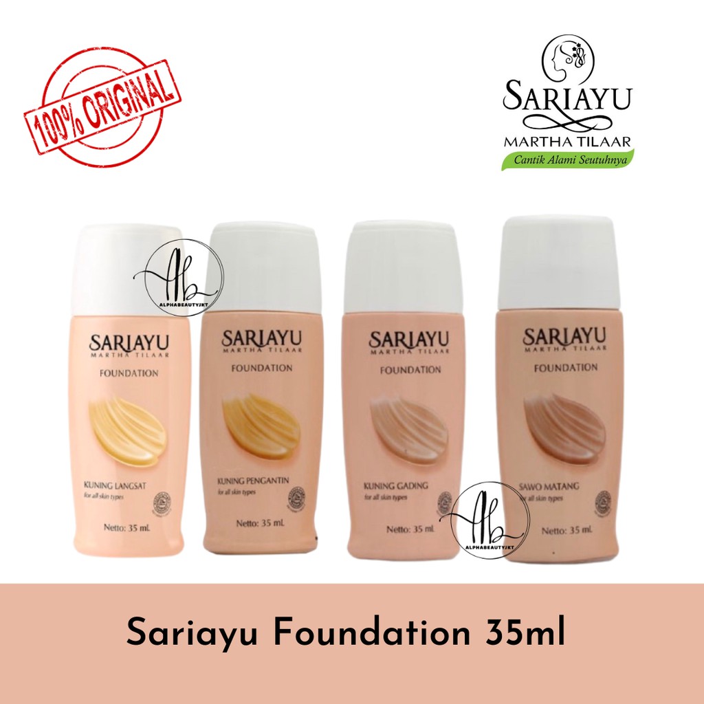 (Hàng Mới Về) Kem Nền Sariayu Dung Tích 35ml