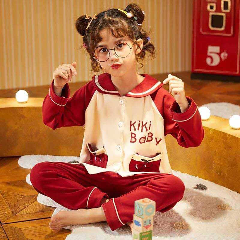BỘ THUN DÀI TAY BÉ GÁI PYJAMA