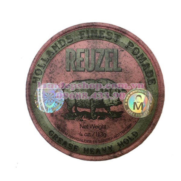 Sáp giữ nếp cứng độ bóng vừa - Reuzel Pink Pomade (35g, 113g, 340g) - LT